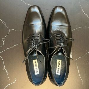 Steve Madden men’s black dress shoes 9M Byrne